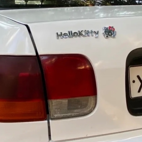COPY - New Hello Kitty car or laptop emblem with adhesive back.  SHIPPING AVAIL… - Picture 4 of 10